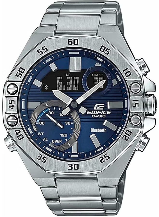 Casio Men's Waterproof Chronograph ECB-10D-2ADF - Image 1