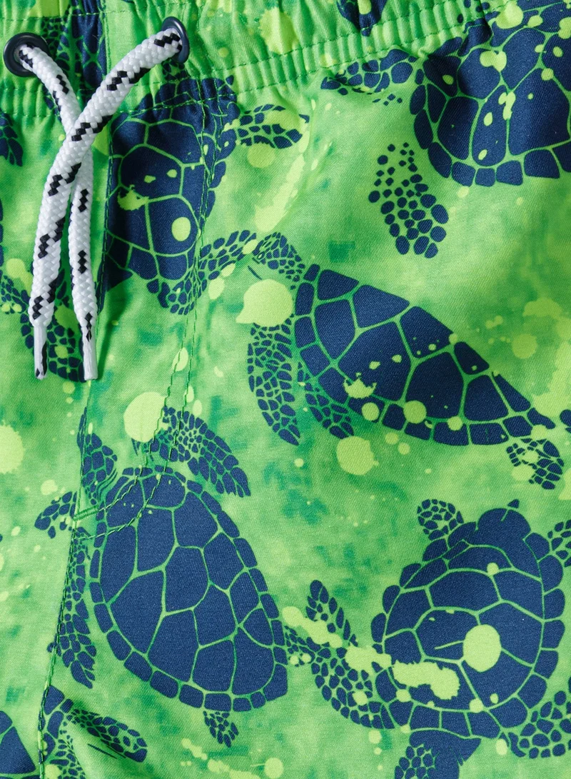 مينوتي Kids Boys Printed Board Short