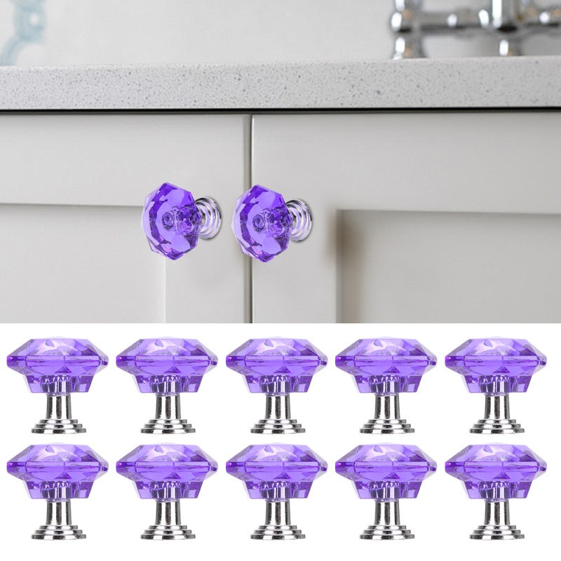 Drawer Knobs:  Plastic Ergonomic Unique Shape Hardware - Decorative Wear-Resistant Pulls for Home Office Furniture Cabinets Wardrobes Drawers - Image 5