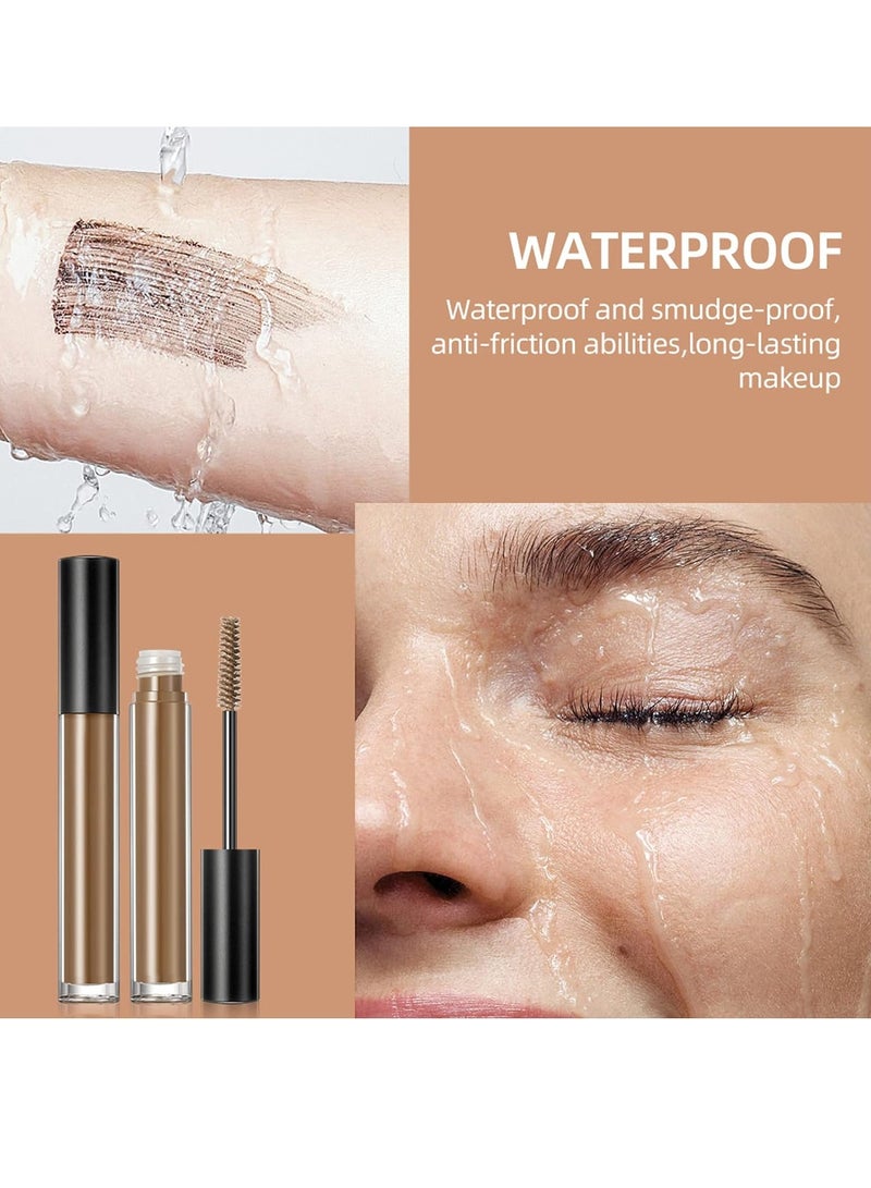 NICEFACE Eyebrow Setting Gel Brow Fix Gel Waterproof and Sweat Proof Eyebrow Repair Liquid Brows Styling Gel Brow Soap Setting Gel Brow Lamination Gel Eyebrow Tint Pomade Brow Fix Gel Light Brown 03 - Image 5