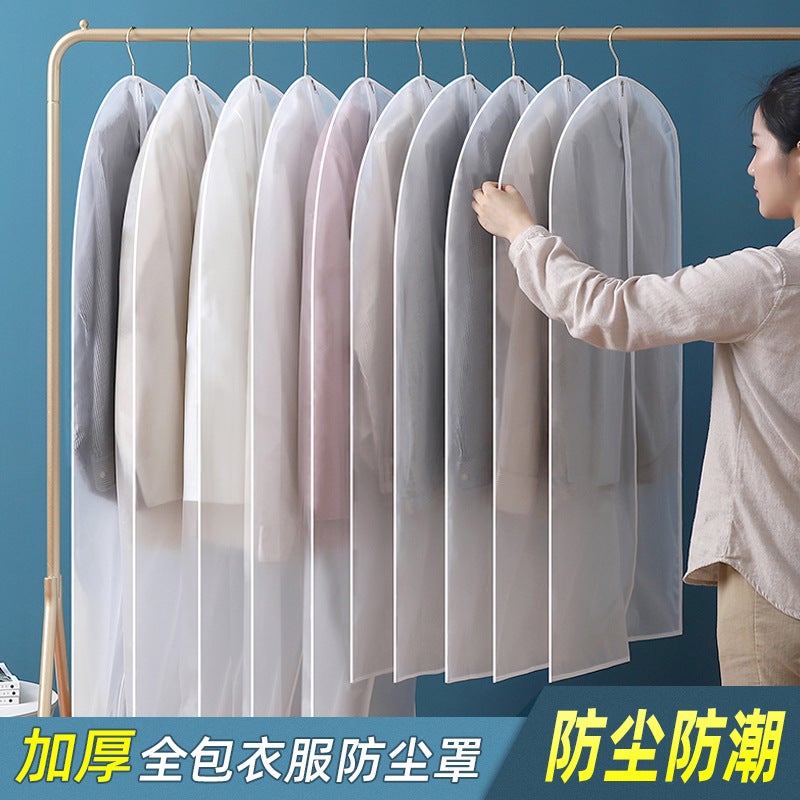 Transparent Clothing Moisture-Proof Storage Bag, Special All-Inclusive Hanging Clothing Storage Bag For Coats, Suits, And Down Jackets, Dust Cover - Image 2