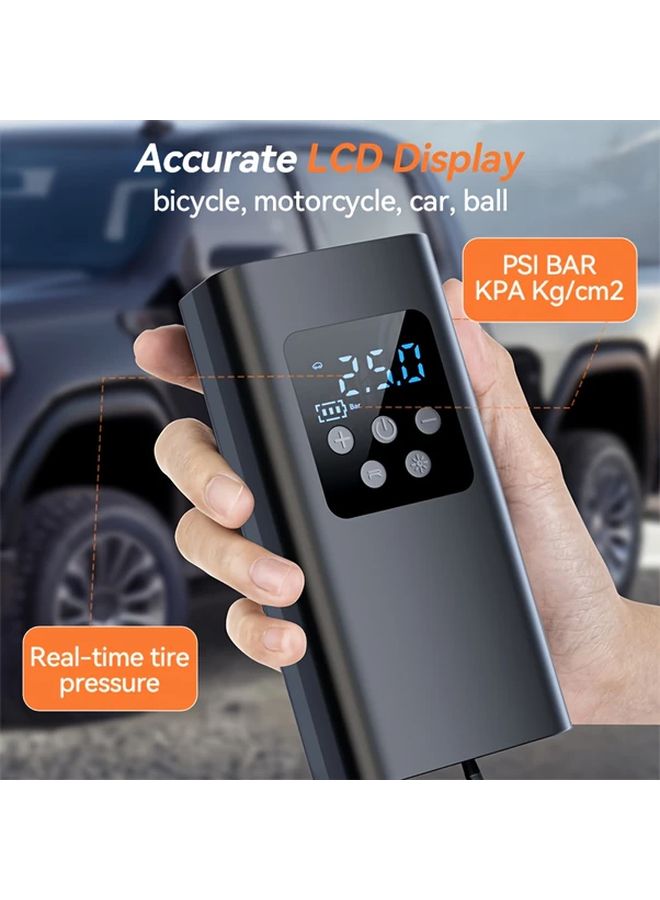 Wired Model Portable Car Air Compressor Digital Display Fast Inflation DC12V - Image 4