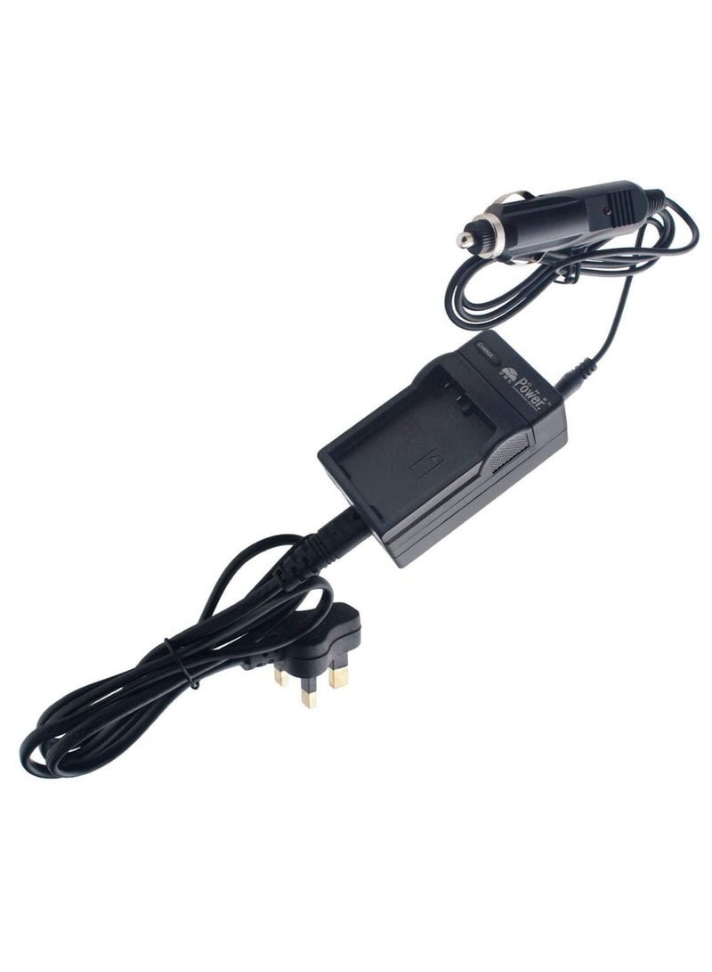 DMK Power DMK Power EN-EL9A TC600C EU Plug Travel Battery Charger Compatible with Nikon D5000, D3000, D60, D40X, D40 Digital SLR Camera - Image 1
