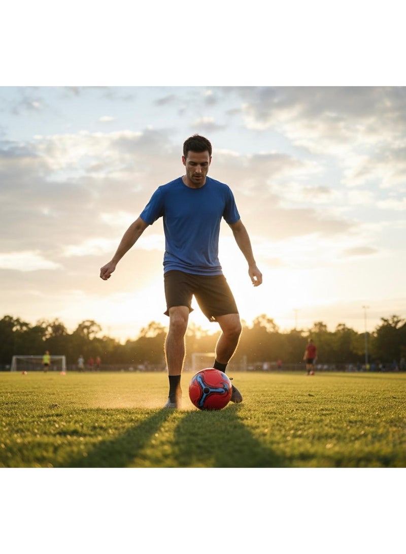 Toyland Machine Sewn Size 5 Soccer Ball – Indoor & Outdoor Kids Training Football - Image 2