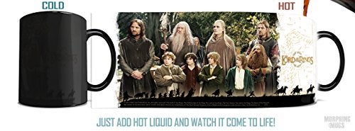 Trend Setters Morphing Mugs Lord of The Rings - The Fellowship - One 11 oz Color Changing Heat Sensitive Ceramic Mug – Image Revealed When HOT Liquid Is Added! - Image 4