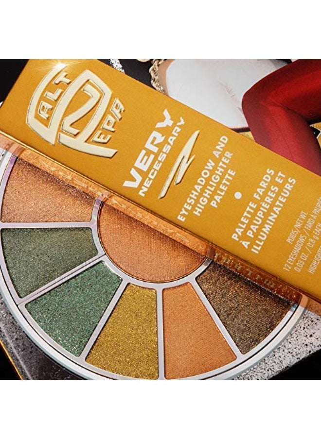 MILANI - -Pepa Hot, Very Necessary Eyeshadow And Highlighter Palette - Eyeshadow Palette And Highlighter Makeup - 12 Colors Highly Pigmented Matte Shimmer Eye Shadow Makeup Palette Kit - Image 1