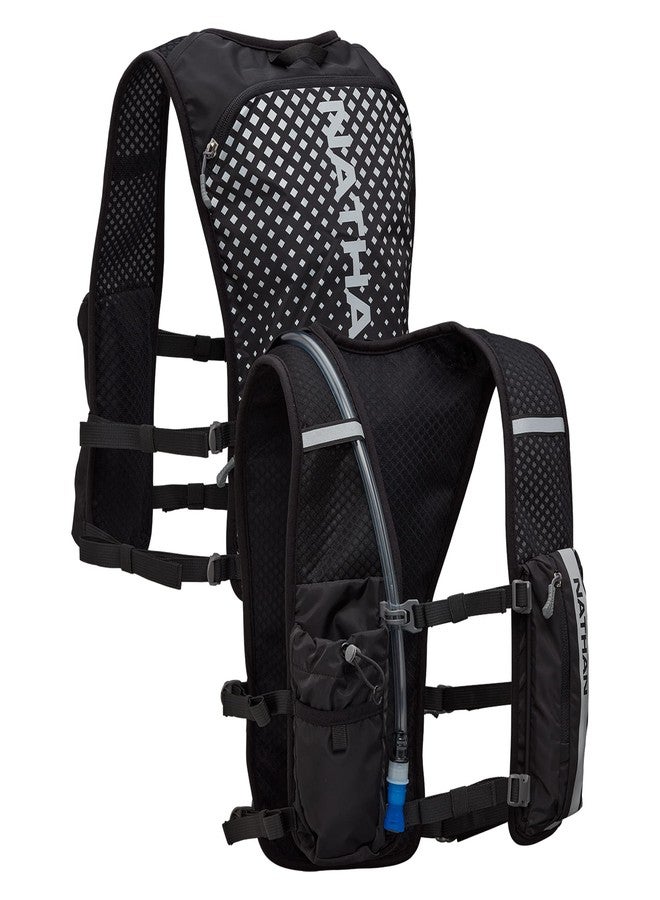Nathan Hypernight QuickStart 2.0 4 Liter Hydration Pack w/ 1.5L Bladder, Reflective to Be Seen at Night, Front Water Bottle Pockets, Moisture Wicking, Unisex - Image 1