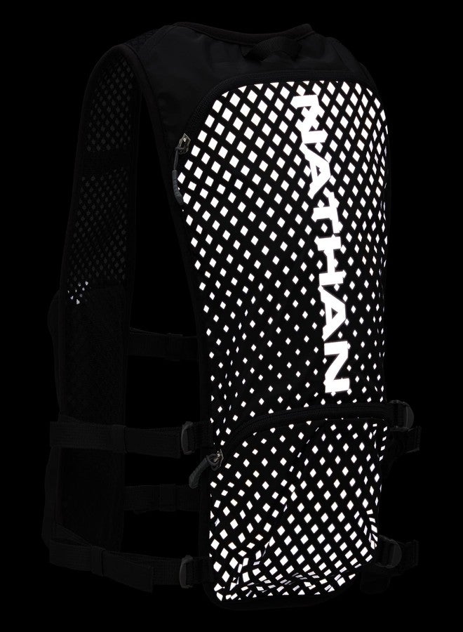 Nathan Hypernight QuickStart 2.0 4 Liter Hydration Pack w/ 1.5L Bladder, Reflective to Be Seen at Night, Front Water Bottle Pockets, Moisture Wicking, Unisex - Image 4