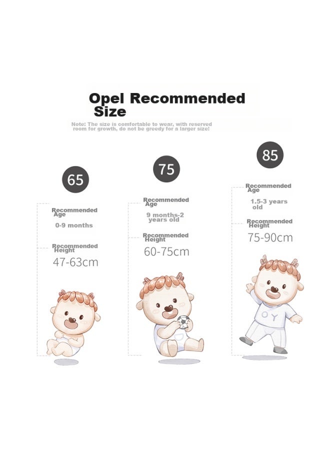 Ouyun Baby Sleeping Bag, Autumn And Winter Children's Warm Ginger Constant Temperature Anti-kick Blanket, 1-3 Years Old Infant Padded Integrated Sleeping Bag, Squirrel 75 - Image 1