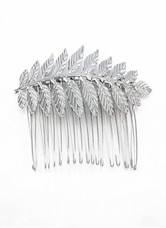 Yueton 2Pcs Gold And Silver Leaf Olive Branch Leaves Fashion Ladies Bride Wedding Hair Combs Headdress Hair Pins  - Image 5