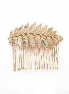 Yueton 2Pcs Gold And Silver Leaf Olive Branch Leaves Fashion Ladies Bride Wedding Hair Combs Headdress Hair Pins  - Image 4