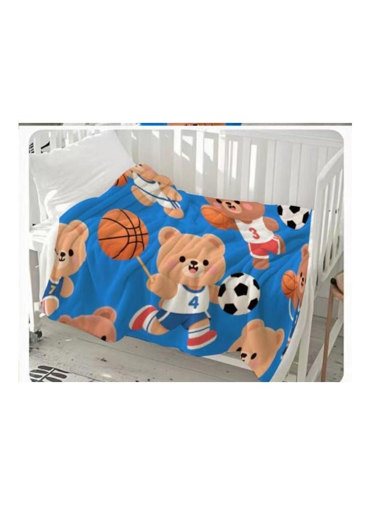 general Flannel thin blanket (warm and comfortable, suitable for sleep, gaming, dust removal and sandproof) 150cm*200cm - 720 - Image 3