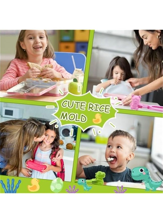 Cute 3D Animal Sushi Rice Mold Set with Gloves for DIY Kitchen Tools (Duck, Rabbit) - Medium Size - Image 5