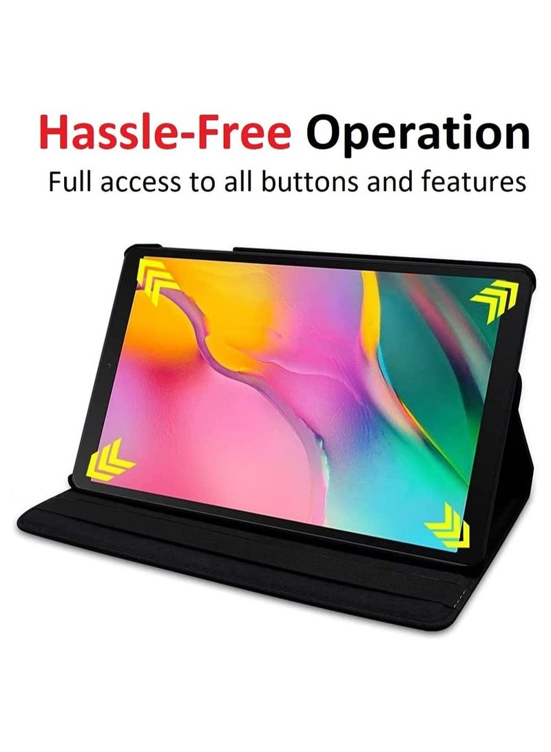 ELTRAZONE جراب Samsung Galaxy Tab S6 Lite 10.4 2020 - حامل دوار 360 درجة [وضع السكون/التنشيط التلقائي] جراب ذكي من الجلد - Image 3