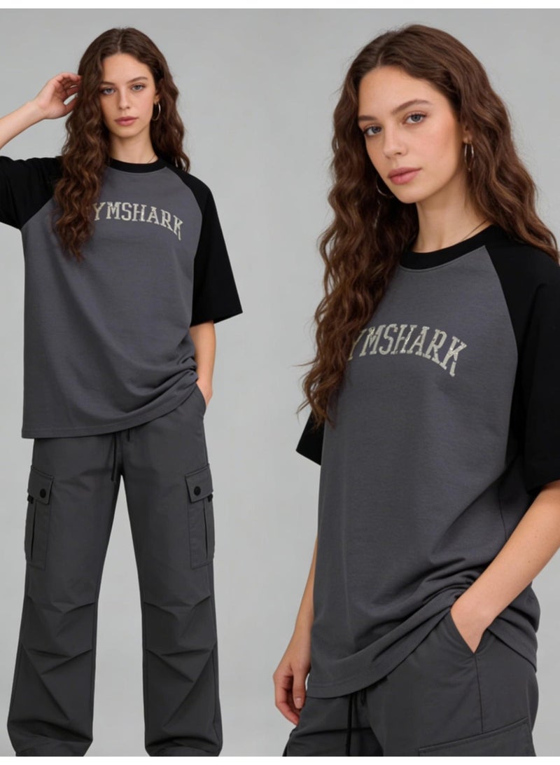 جيمشارك Gymshark القمصان الملونة للرجال والنساء القمصان العارضة العامة الأزواج قصيرة الأكمام - Image 3