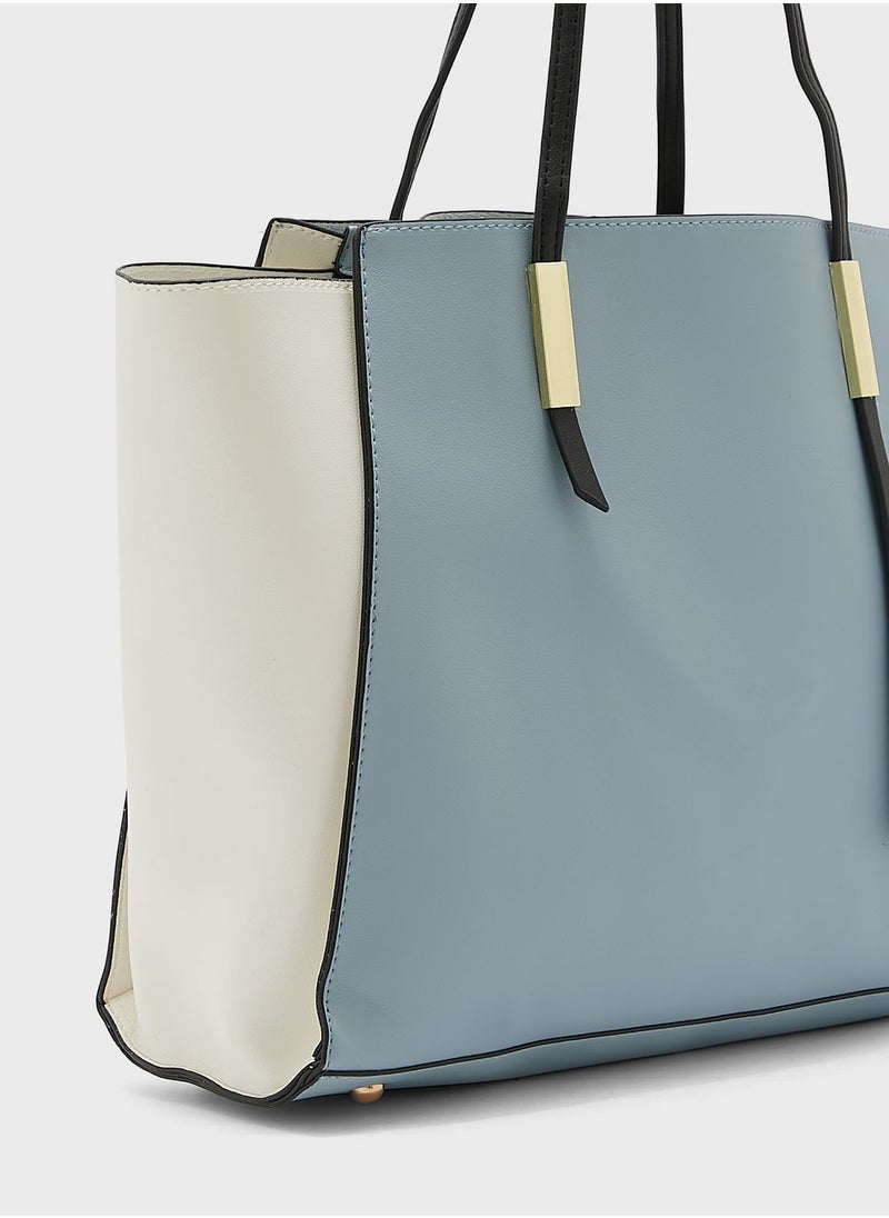 ELLA 4 Piece Tote Handbag Luggage Set  - Image 4