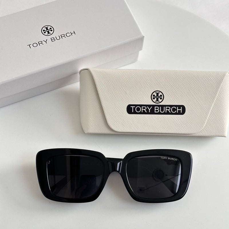 Burch TB TY7190U Cycling Sunglasses Women's Retro Sunglasses Unique  Quare Design Sunglasses Black - Image 2