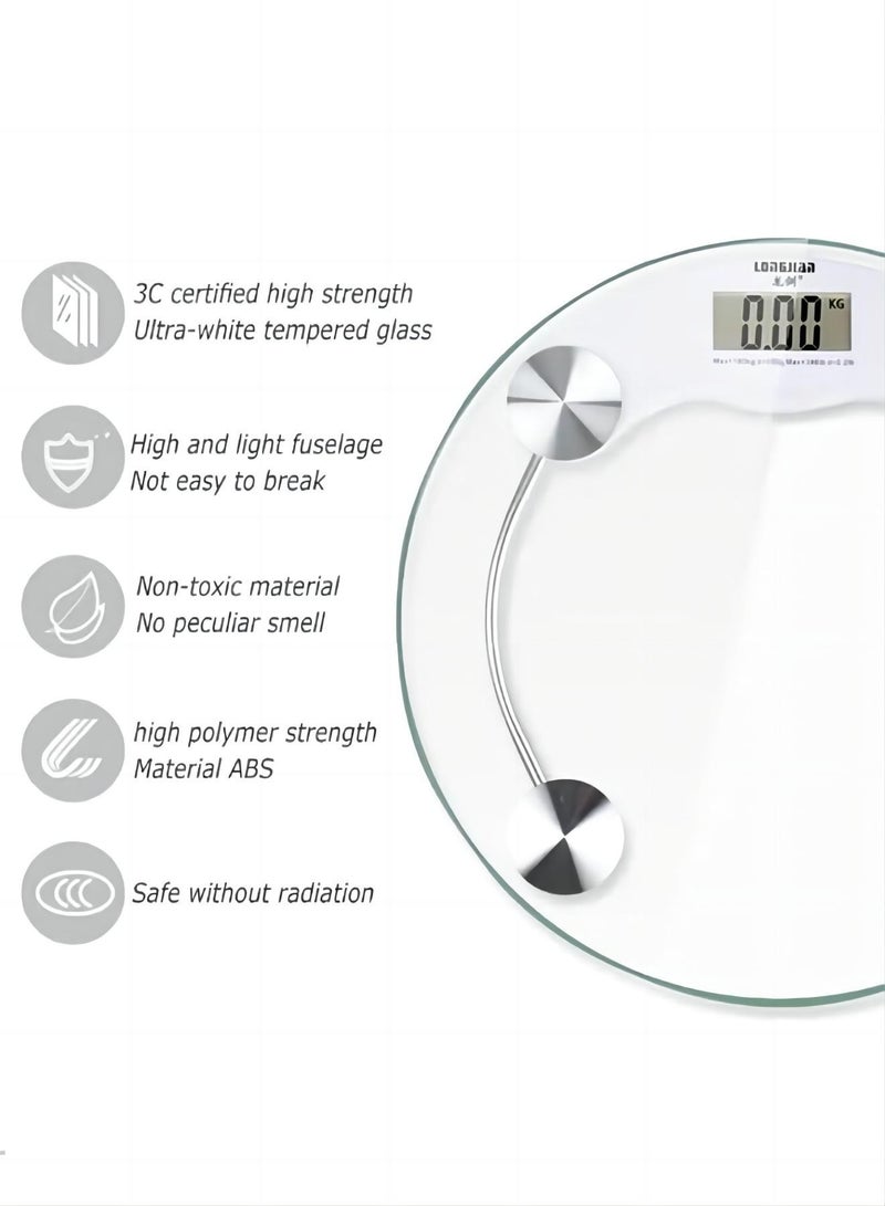 Weighing Scale With Digital Display, Smart Digital Weighing Scale, Highly Accurate Bathroom Scales, Body Weighting Scale - Image 3