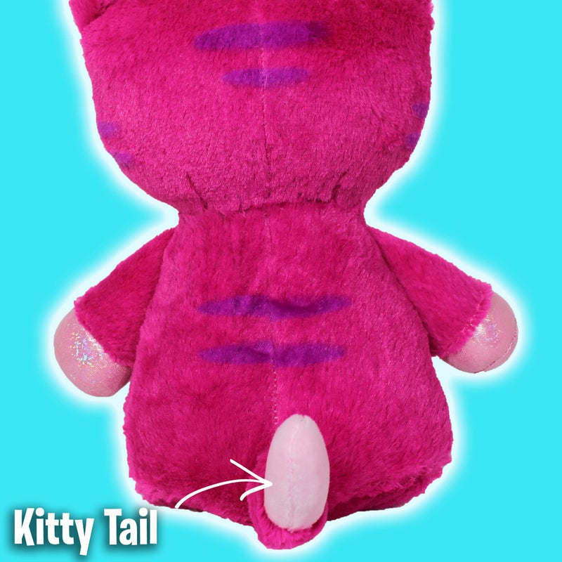 Ontel Star Belly Dream Lites, Stuffed Animal Night Light, 3 years and up, Pretty Pink Kitty - Projects Glowing Stars & Shapes in 6 Gentle Colors, As Seen on TV - Image 4