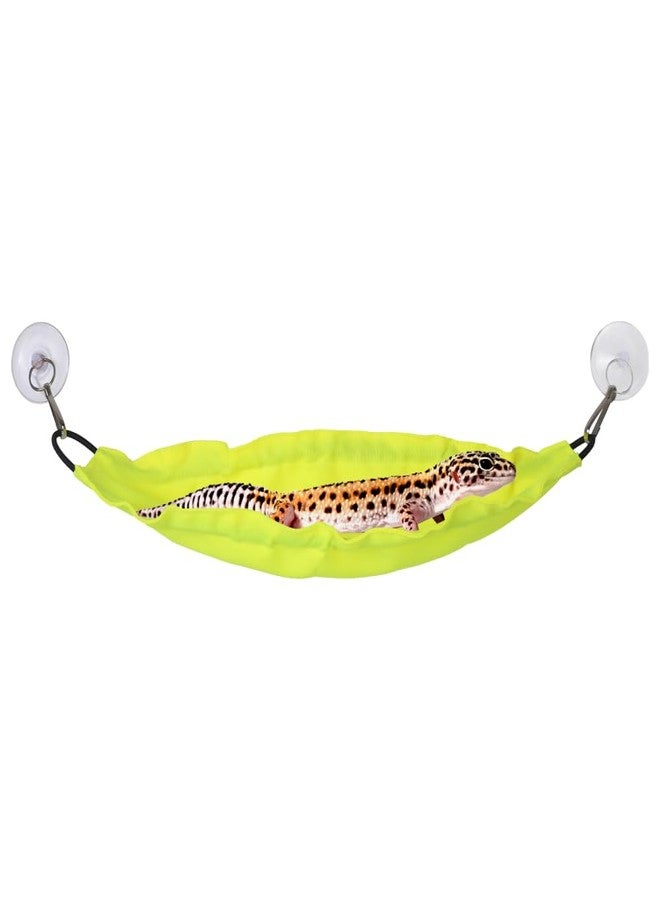 DONGKER Reptile Hammock,Waterproof Lizard Swing Hanging Bed with 2 Strong Suction Cups Hooks for Bearded Dragon Gecko Lizard - Image 1