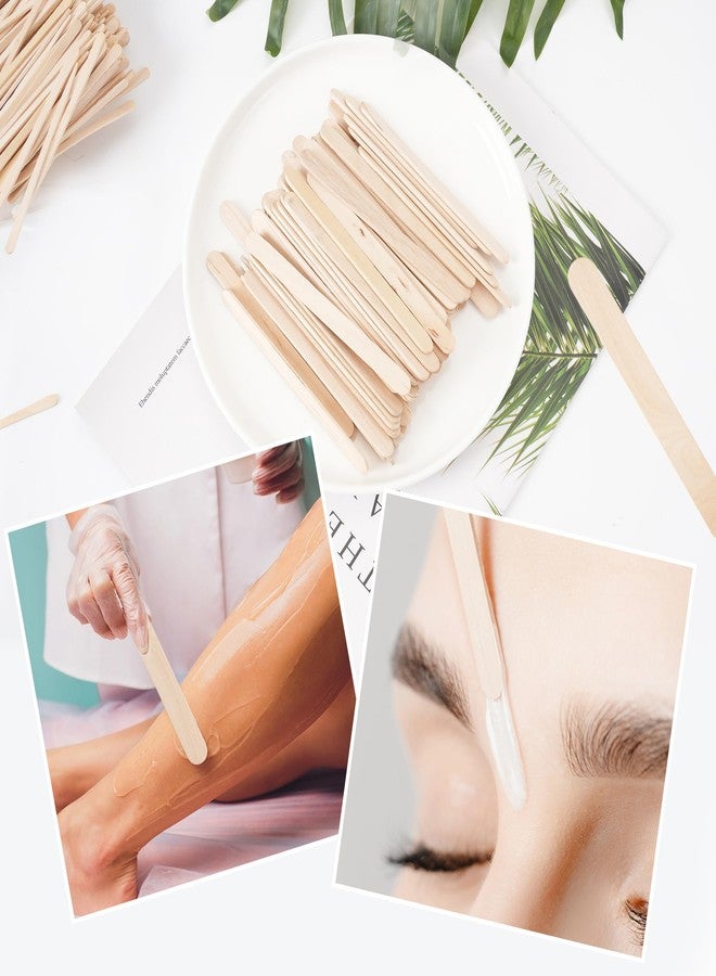 EWVVSS 4 Style 1000 Pcs Waxing Sticks Assorted Wax Applicator Sticks for Body Legs Face with Small Medium Large Sizes Wood Popsicle Sticks for Waxing Or Wood Craft Sticks - Image 5