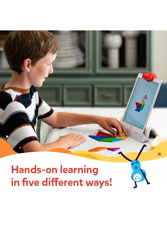 أوسمو أوزمو - مجموعة أدوات البدء العبقرية لأجهزة آيباد وآيفون - 5 ألعاب تعليمية - للأعمار من 6 إلى 10 سنوات - الرياضيات والتهجئة والإبداع والمزيد - هدايا ألعاب STEM للأطفال، أولاد وبنات - للأعمار من 6 إلى 10 سنوات (تتضمن قاعدة أوزمو) - Image 3