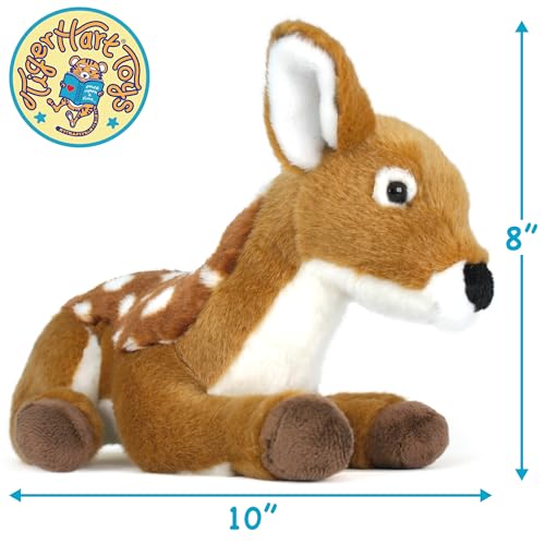 TigerHart Debbie The Baby Deer - 10 Inch Fawn Stuffed Animal Plush - Image 2