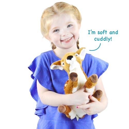 TigerHart Debbie The Baby Deer - 10 Inch Fawn Stuffed Animal Plush - Image 3