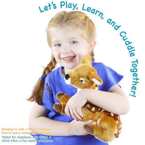TigerHart Debbie The Baby Deer - 10 Inch Fawn Stuffed Animal Plush - Image 5