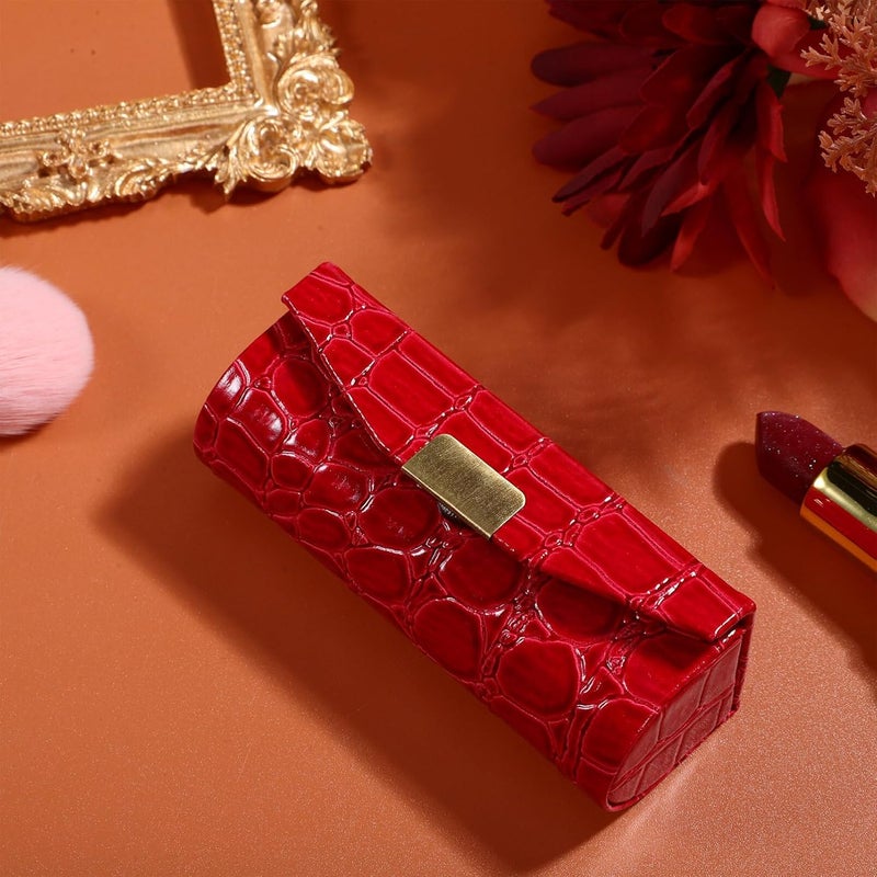 Healeved Makeup Essentials for Purse Mini Lipstick Bag Lipstick Container Stylish Lip Gloss Case - Image 3