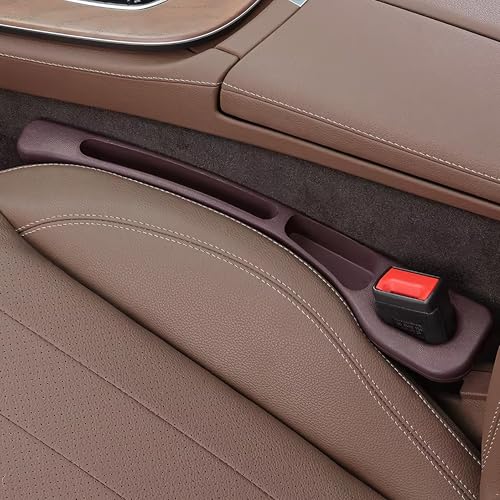 SIAGO SIA126 Car Seat Gap Filler –Slot for Storing Phone, Cards & Coins – Prevents Items from Dropping – Universal Fit for Car (Red) - Image 1