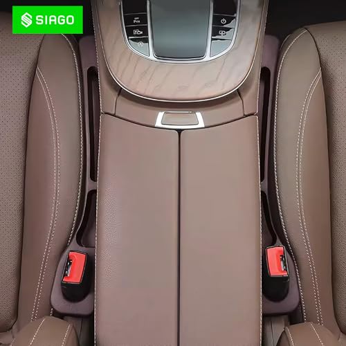 SIAGO SIA126 Car Seat Gap Filler –Slot for Storing Phone, Cards & Coins – Prevents Items from Dropping – Universal Fit for Car (Red) - Image 3