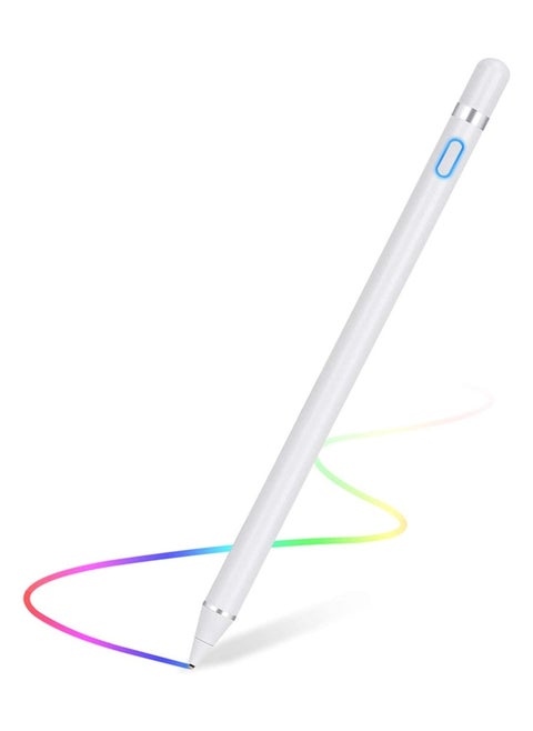 Stylus Pen for Touch Screens Rechargeable 1.5mm Fine Point Active Capacitive Stylus Smart Pencil Digital Compatible iPad and Most Tablet