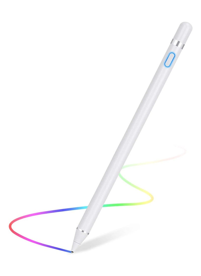 ELTRAZONE Stylus Pen for Touch Screens Rechargeable 1.5mm Fine Point Active Capacitive Stylus Smart Pencil Digital Compatible iPad and Most Tablet  - Image 1