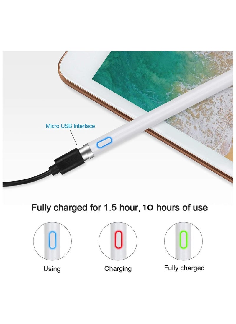 ELTRAZONE Stylus Pen for Touch Screens Rechargeable 1.5mm Fine Point Active Capacitive Stylus Smart Pencil Digital Compatible iPad and Most Tablet  - Image 4