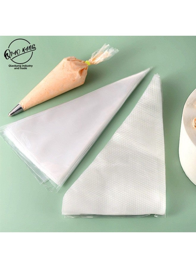 Baking Tools Disposable Pastry Bag Cake Cream Jam Chocolate Milking Bag Nozzle 1-100 PCs PE/PO-Color:12-inch-PE (sliding Surface)-Specifications:30 Pack (OPP) - Image 1