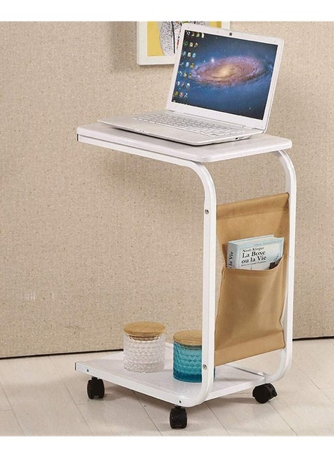 Oval Coffee Table Decor, Contemporary Coffee Table, Portable Side Table, Small Side Table with Storage, Small Side Tables for Small Spaces