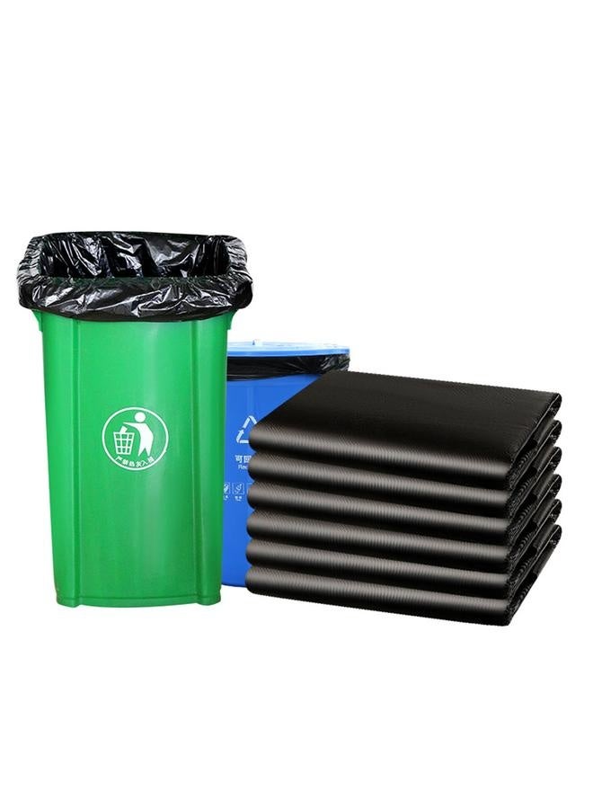 50 Pcs 50x60cm Black Garbage Bag Large Thickened Disposable Garbage Bag Commercial Flat Top Trash Bags - Image 4