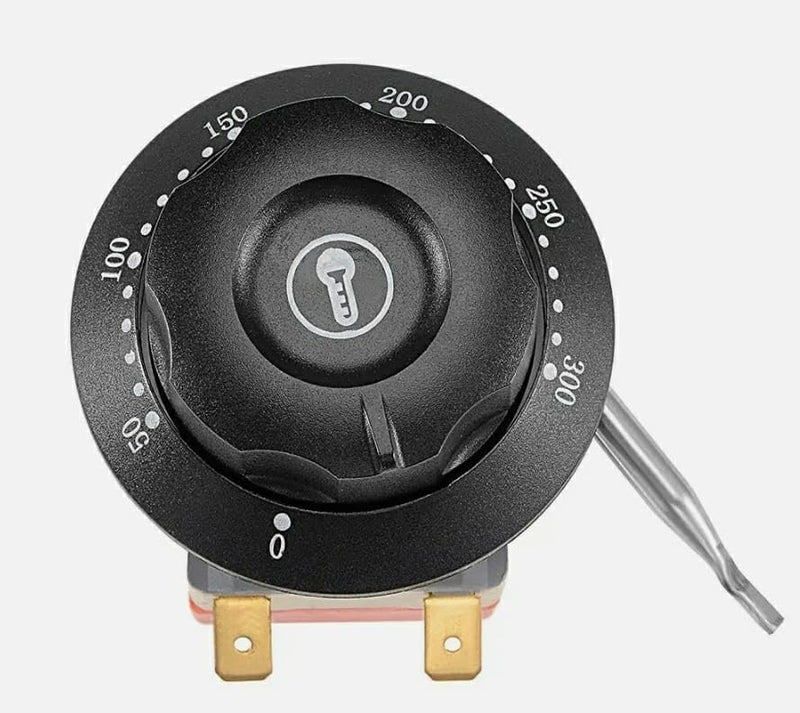 Shoppers Hub PNQ SPARES for IMPORTED SANDWICH GRILLER 811811E813 Models 300C Thermostat with Black Knob Set Contains 1 Thermostat 1 Black Knob - Image 4