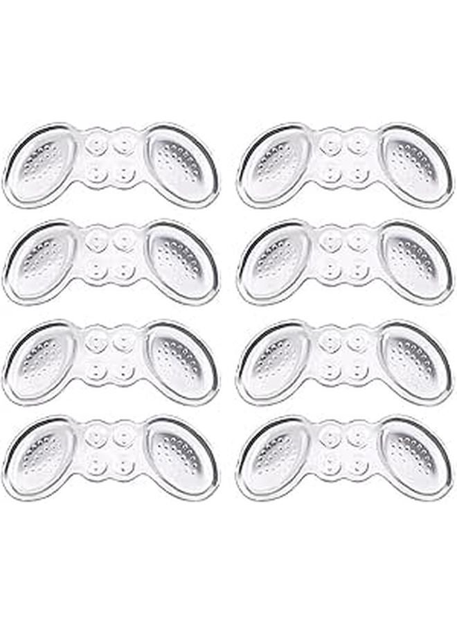 Invisible Gel Heel Cushions 4 Pairs Anti Friction Soft Protective Pads For High Heels - Image 1