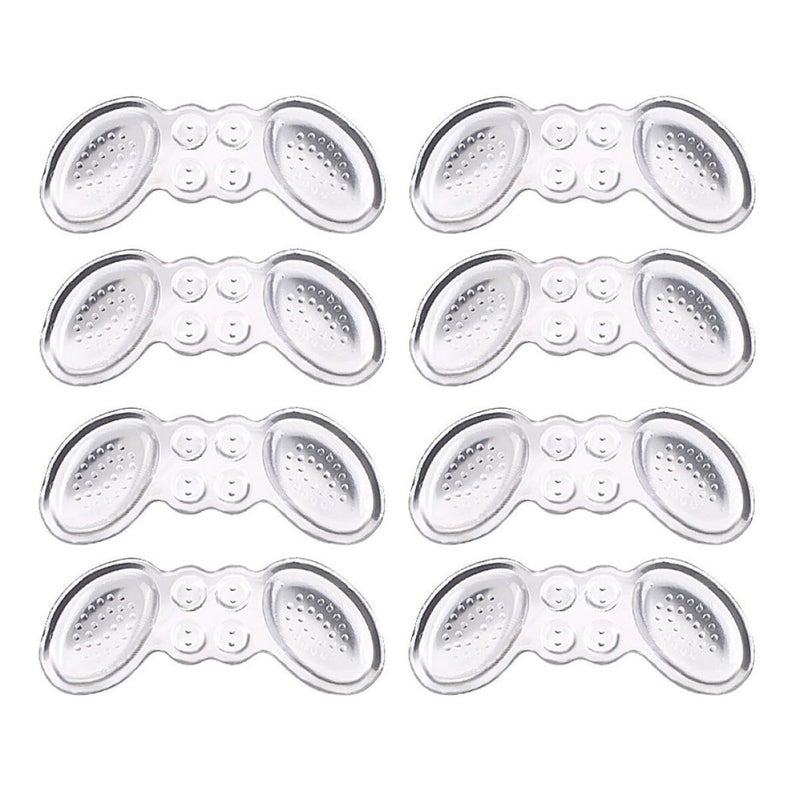 Invisible Gel Heel Cushions 4 Pairs Anti Friction Soft Protective Pads For High Heels - Image 2