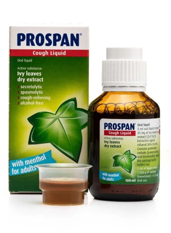 PROSPAN Cough Liquid with Ivy Leaves Dry Extract 100 ml