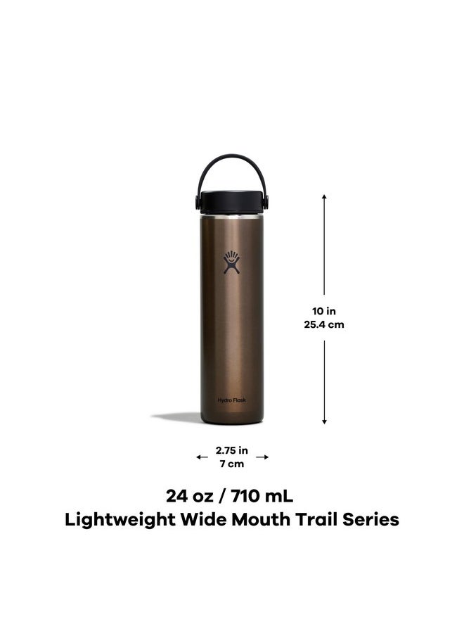 Hydro Flask Flask 24 Oz Lightweight Wide Flex Cap Obsidian  - Image 2