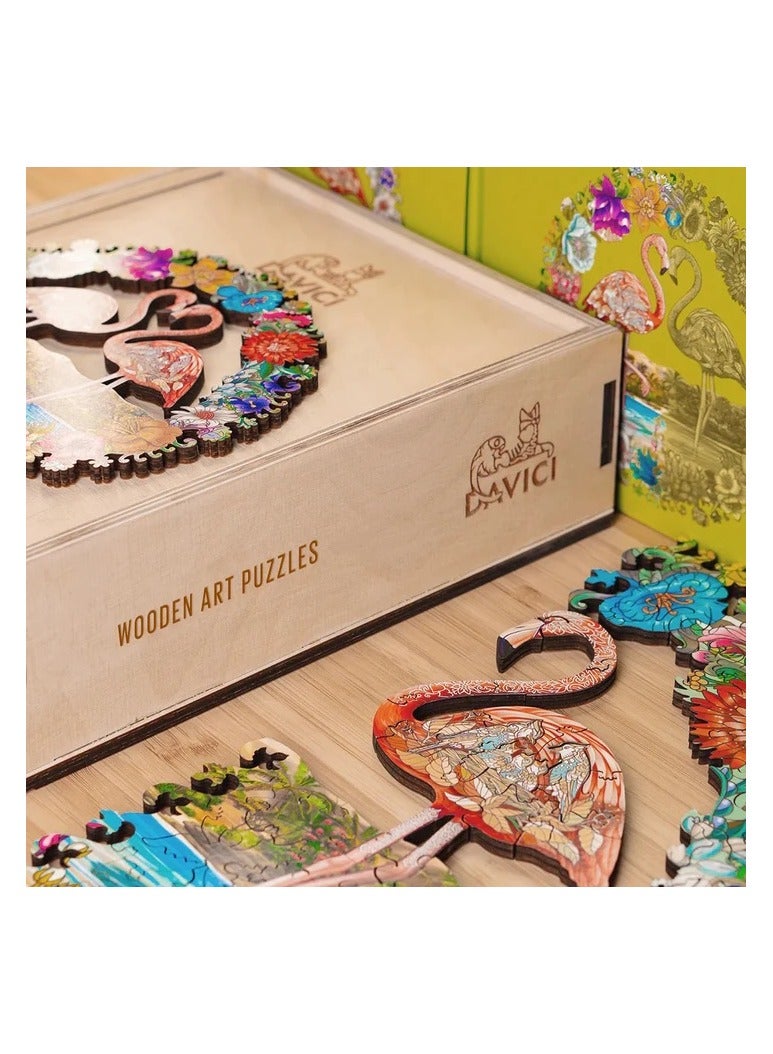 Puzzles Flamingo Davici Wooden Jigsaw Puzzle - Image 3