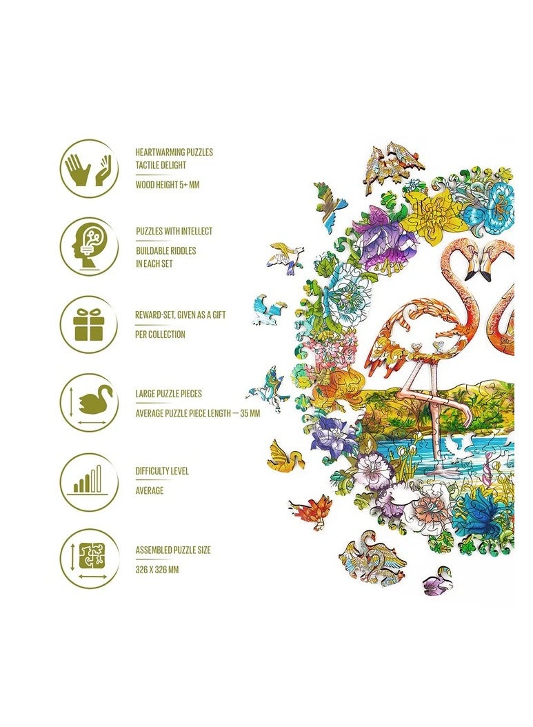 Puzzles Flamingo Davici Wooden Jigsaw Puzzle - Image 5