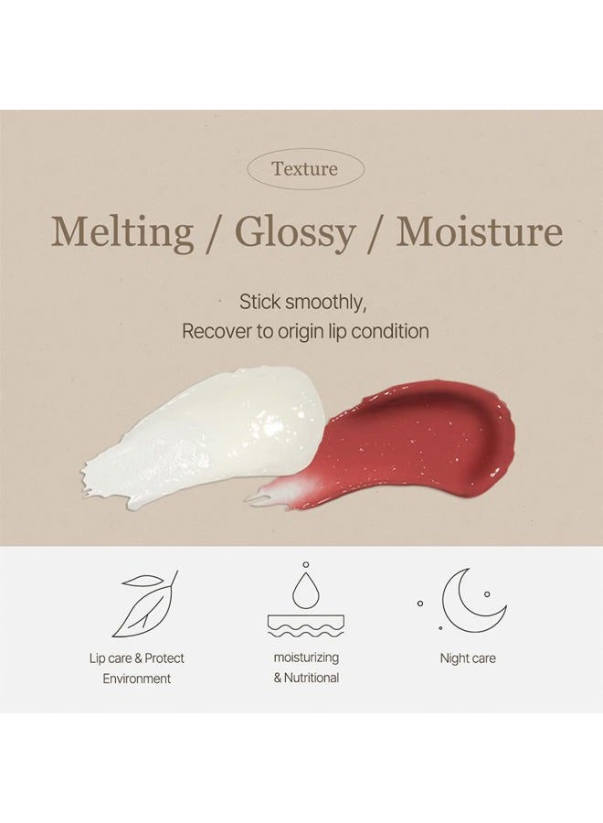 mixsoon Vegan Melting Lip Balm 0.14 oz / 4.1g (Clear) - Image 3