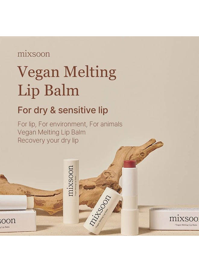 mixsoon Vegan Melting Lip Balm 0.14 oz / 4.1g (Clear) - Image 2
