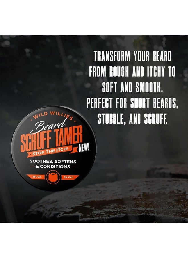 Wild Willies - Beard Cream Scruff Tamer Soothes Softens & Nourishes For Short Beards Stubble & Scruff Beard Itch Relief Softener & Moisturizer With Green Tea Extract & Aloe Vera Gel - Image 1