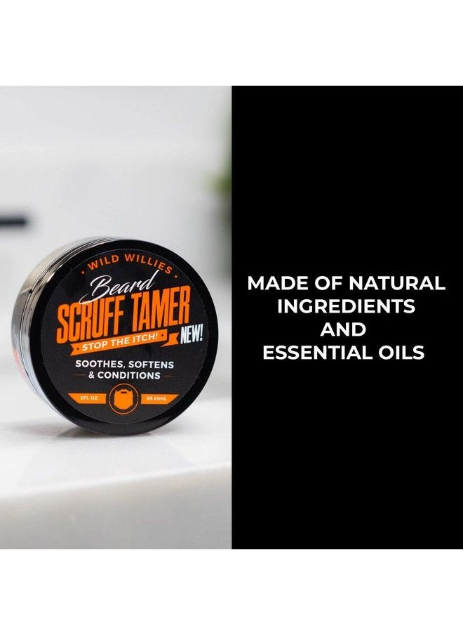 Wild Willies - Beard Cream Scruff Tamer Soothes Softens & Nourishes For Short Beards Stubble & Scruff Beard Itch Relief Softener & Moisturizer With Green Tea Extract & Aloe Vera Gel - Image 1