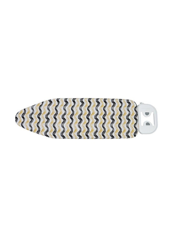 رويال فورد غطاء طاولة الكي، 138x39 سم، RF10289 - غطاء قطن متين مقاوم للحرارة مع حشوة من اللباد بسمك 10 مم لحجم كبير، تصميم قابل للطي، أقدام غير قابلة للانزلاق بألوان متنوعة - Image 1